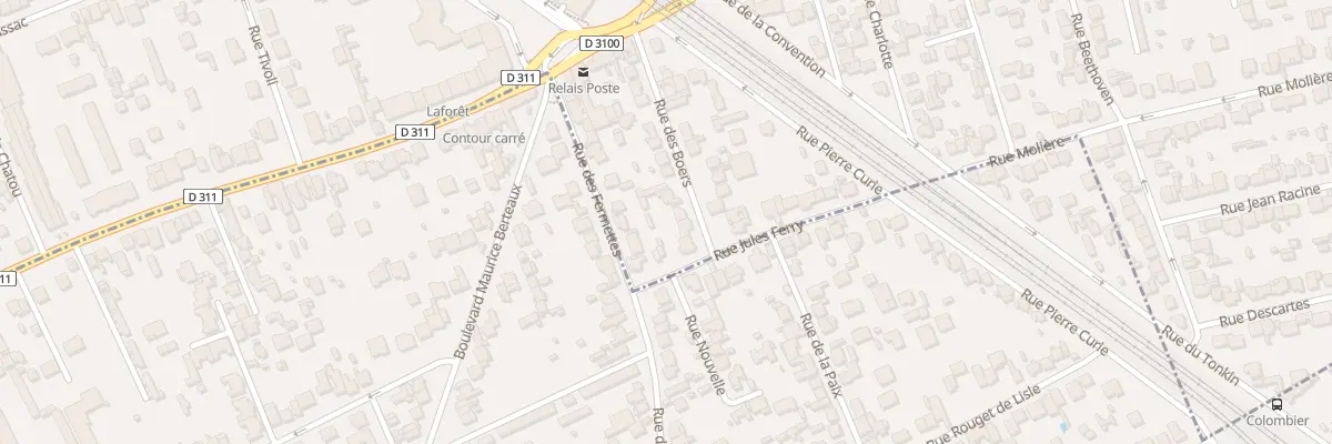 Plan du 18B Rue des Boers à Houilles