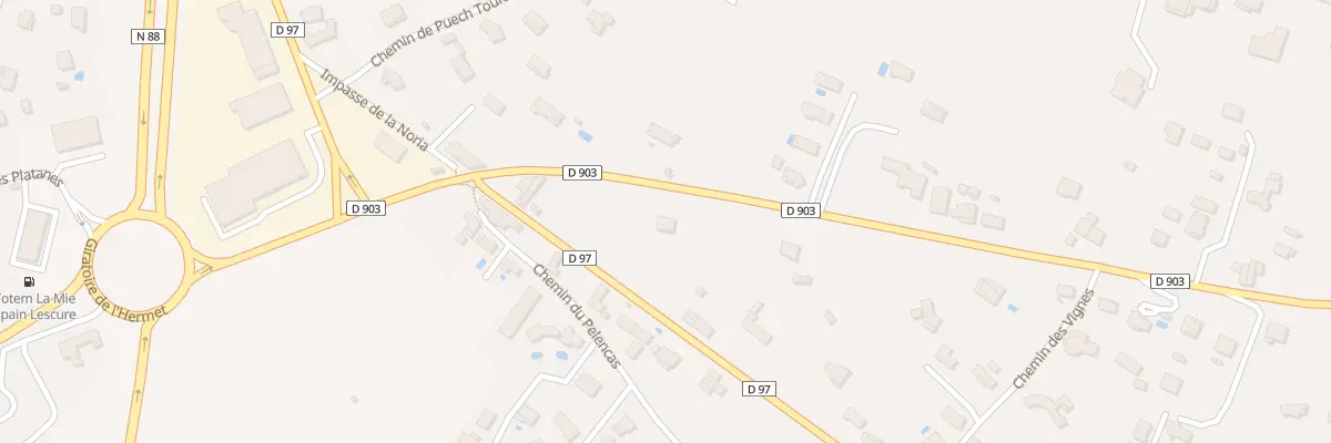Plan du 10 Rte de Valence à Lescure-d’Albigeois