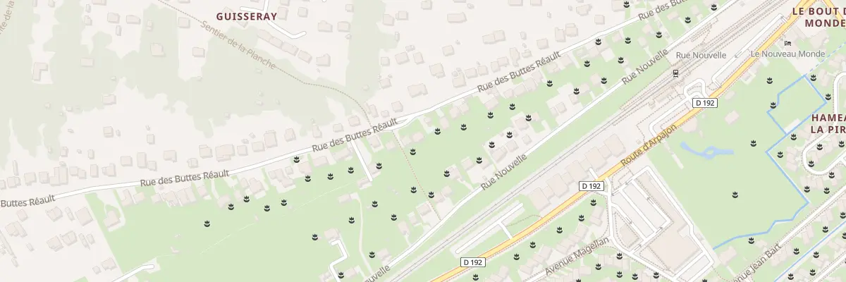 Plan du 43 Rue des Buttes Réault à Breuillet