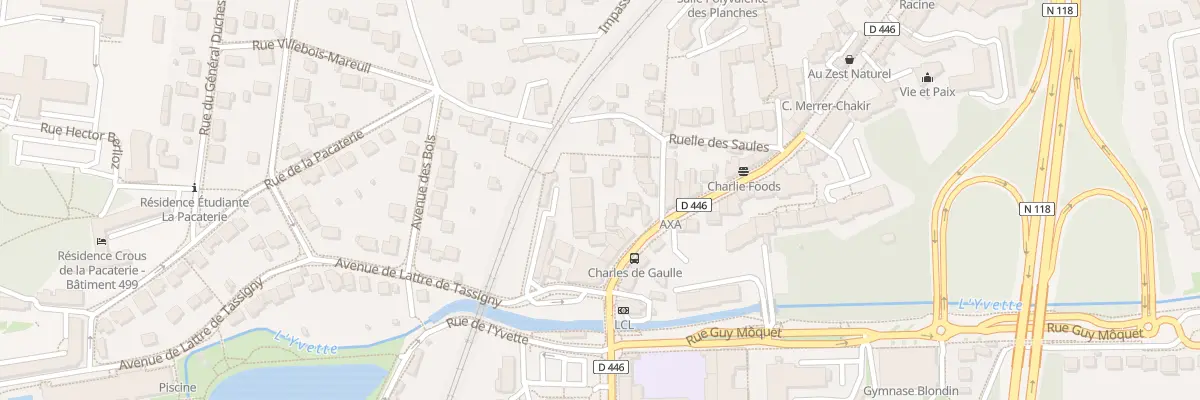 Plan du 5 Rue Charles de Gaulle à Orsay