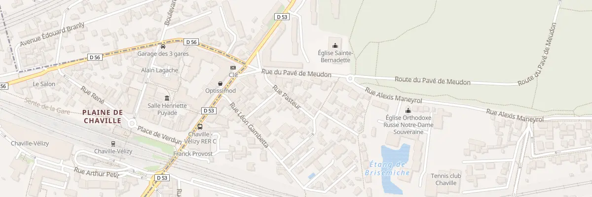 Plan du 11 Rue Pasteur à Chaville