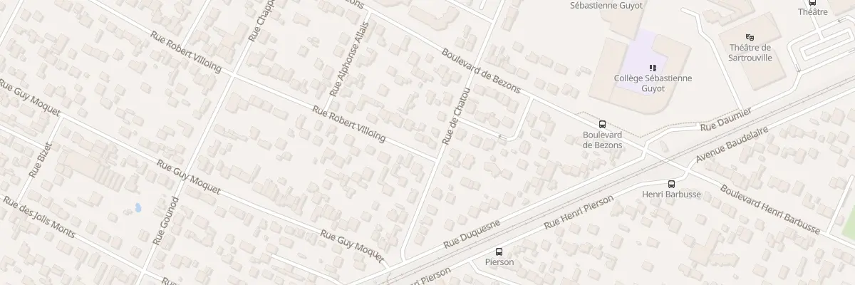 Plan du 185B Rue Robert Villoing à Sartrouville