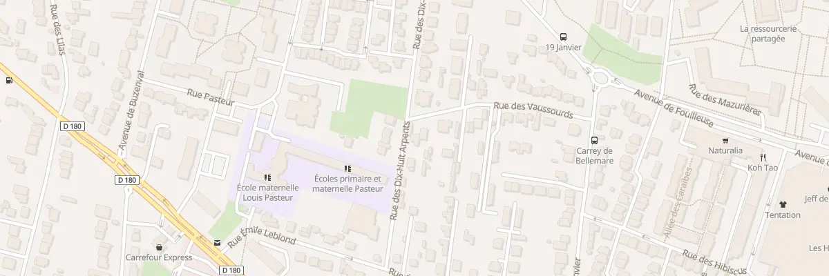 Plan du 41 Rue des Vaussourds à Rueil-Malmaison