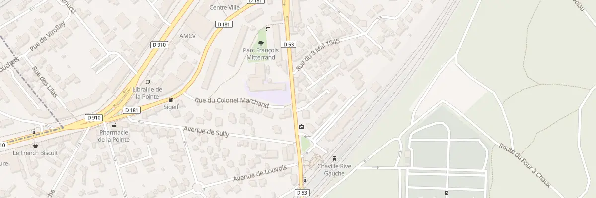 Plan du 21 Rue Anatole France à Chaville