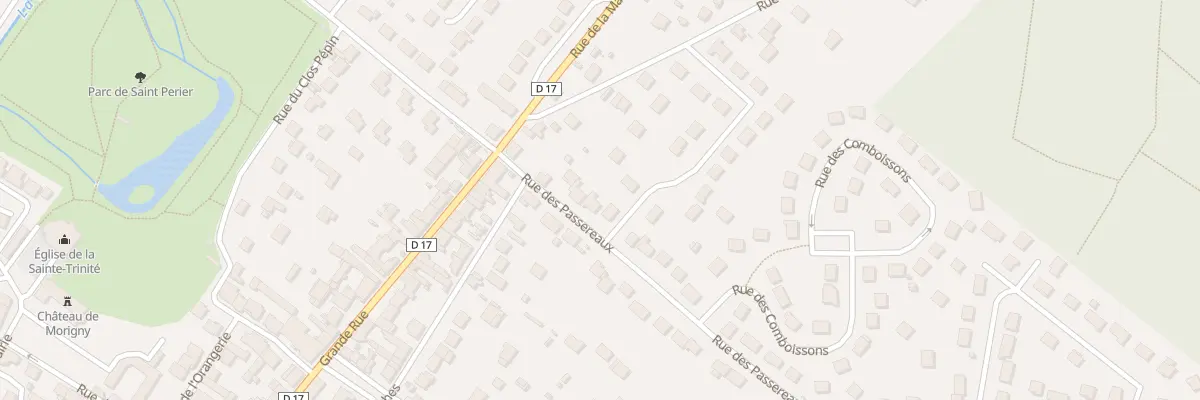 Plan du 13 Rue des Passereaux à Morigny-Champigny