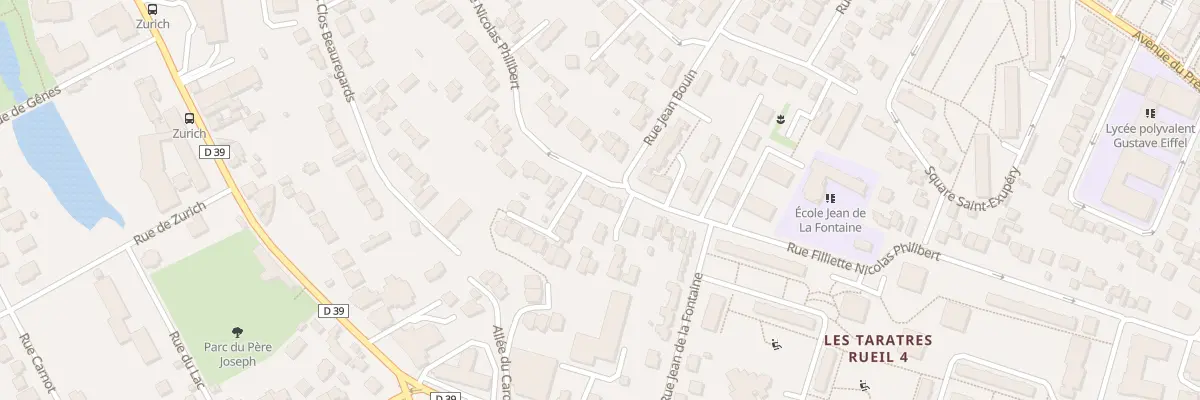 Plan du 128 Rue Ftte N Philibert à Rueil-Malmaison