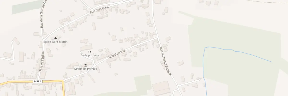 Plan du 282 Rue d’En Bas à Pernois