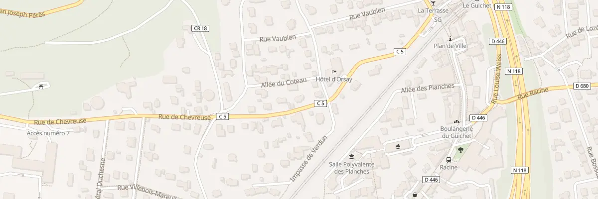 Plan du 10 Rue de Verdun à Orsay
