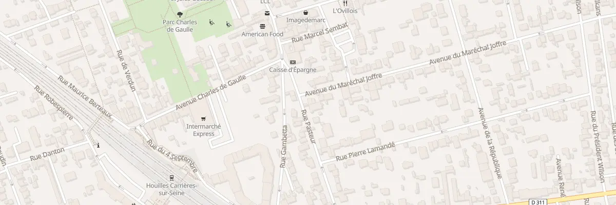 Plan du 5 Rue Pasteur à Houilles