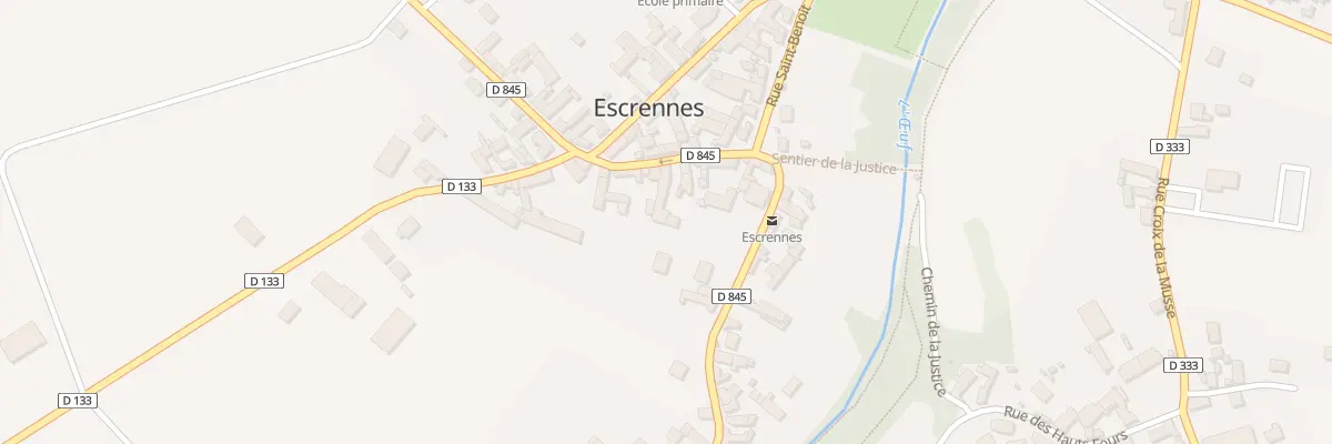 Plan du 10 Rue des Percherons à Escrennes
