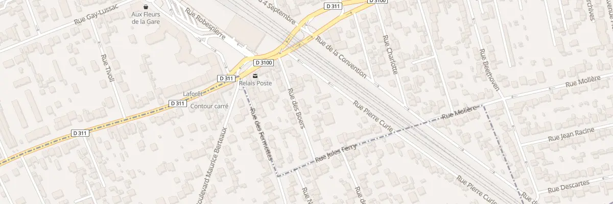 Plan du 5 Rue des Boers à Houilles