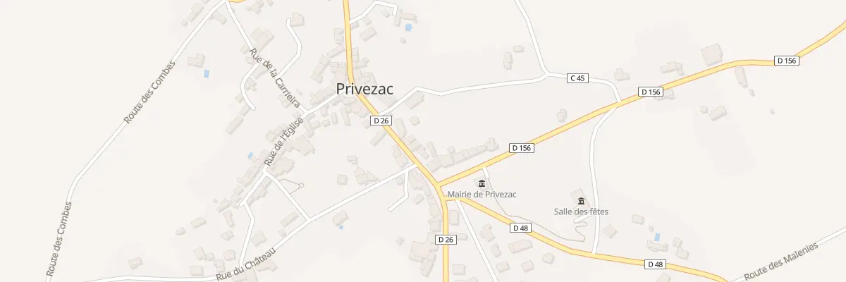 Plan du 5076 Privezac à Privezac