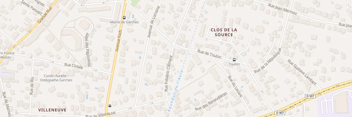 Plan du 48B Rue Frédéric Clément à Garches