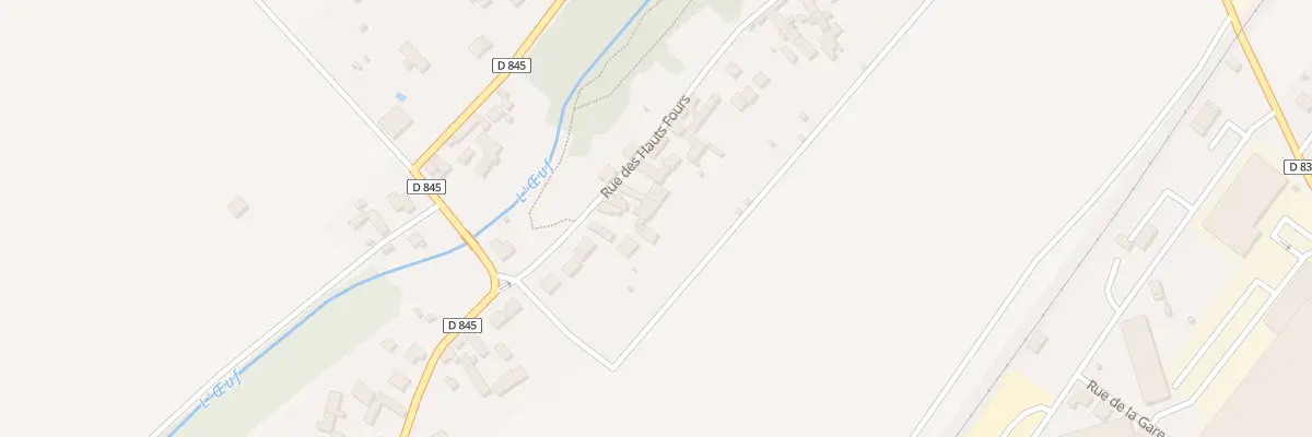 Plan du 57 Rue des Hauts Fours à Escrennes