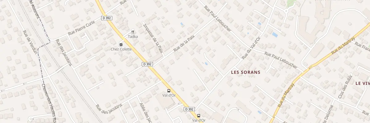 Plan du 8 Rue de la Paix à Cormeilles-en-Parisis