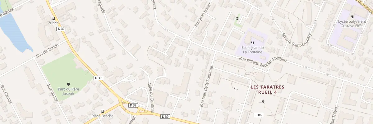 Plan du 132B Rue Ftte N Philibert à Rueil-Malmaison