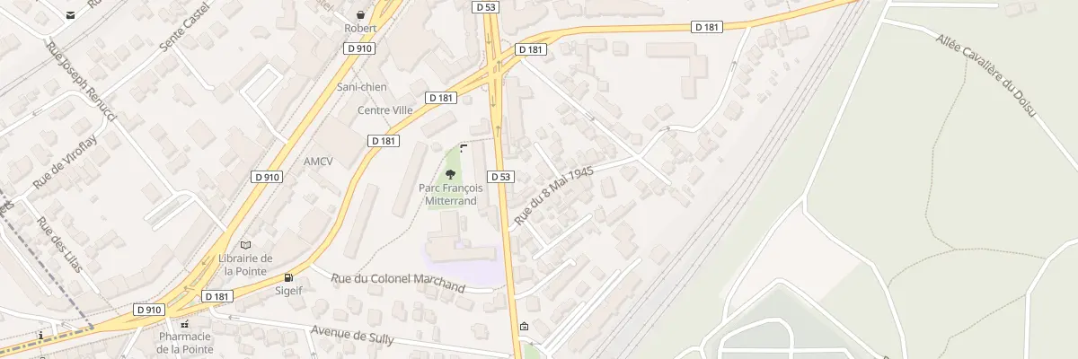 Plan du 38 Rue du 8 Mai 1945 à Chaville