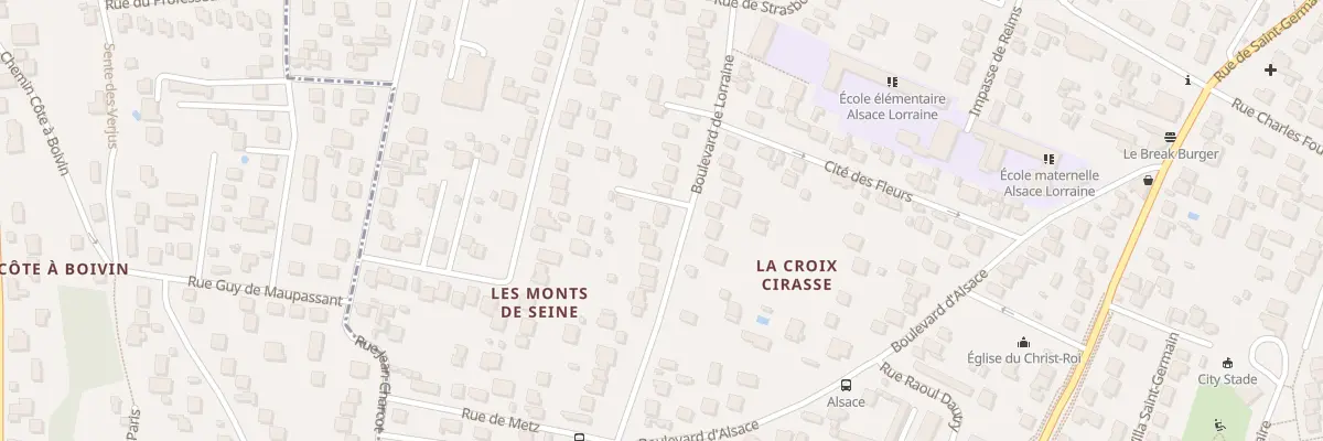Plan du 100 Bd de Lorraine à Cormeilles-en-Parisis