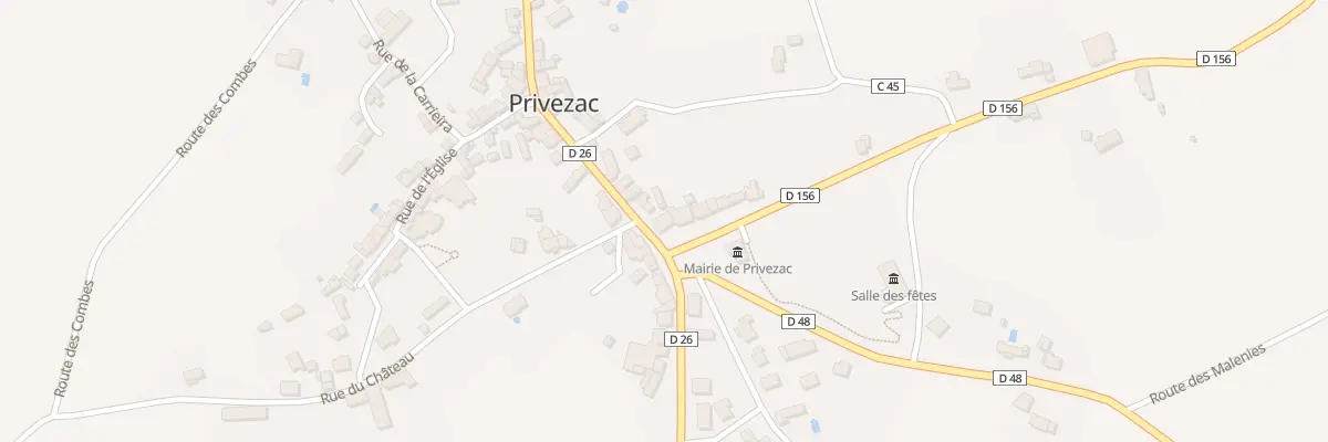 Plan du 5078 Privezac à Privezac