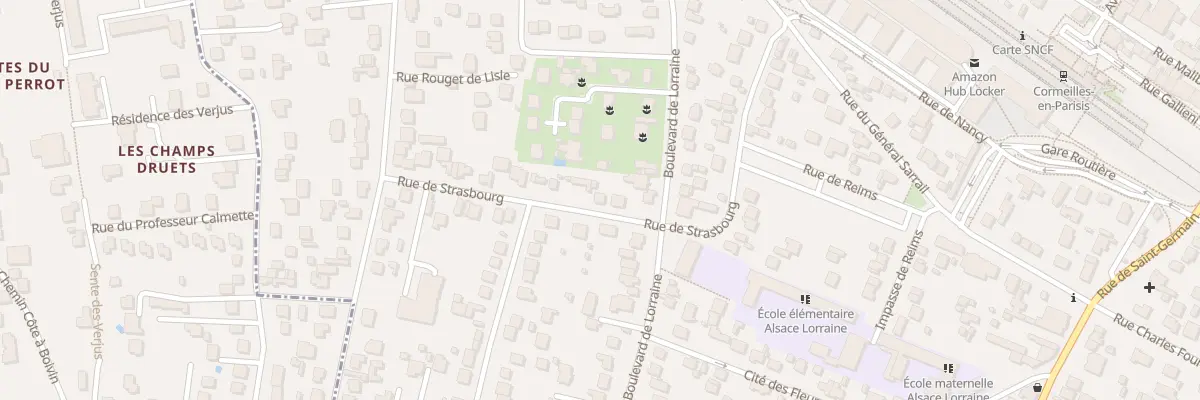 Plan du 60 Rue de Strasbourg à Cormeilles-en-Parisis