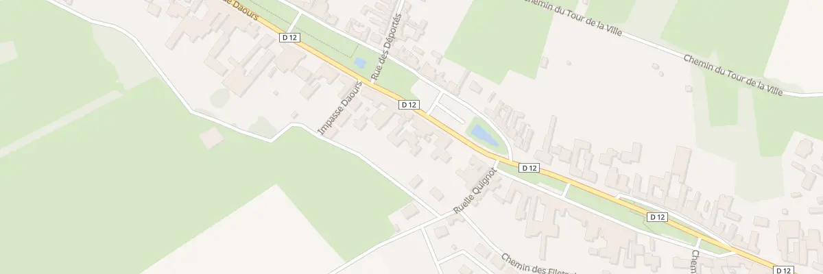 Plan du 91B Rue de Daours à Vignacourt