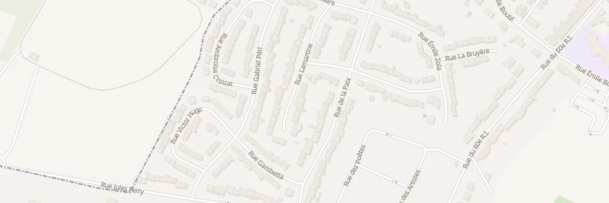 Plan du 16 Rue Lamartine à Ailly-sur-Somme
