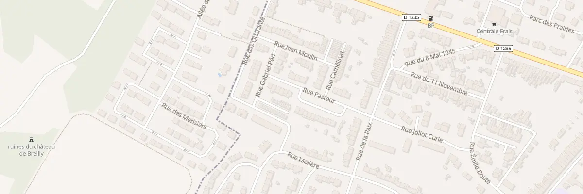 Plan du 22 Rue Pasteur à Ailly-sur-Somme