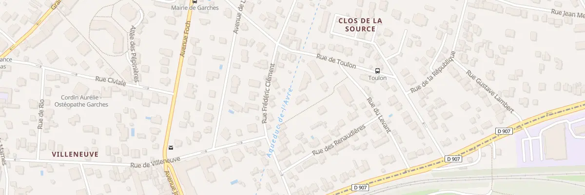 Plan du 23 Rue du Levant à Garches