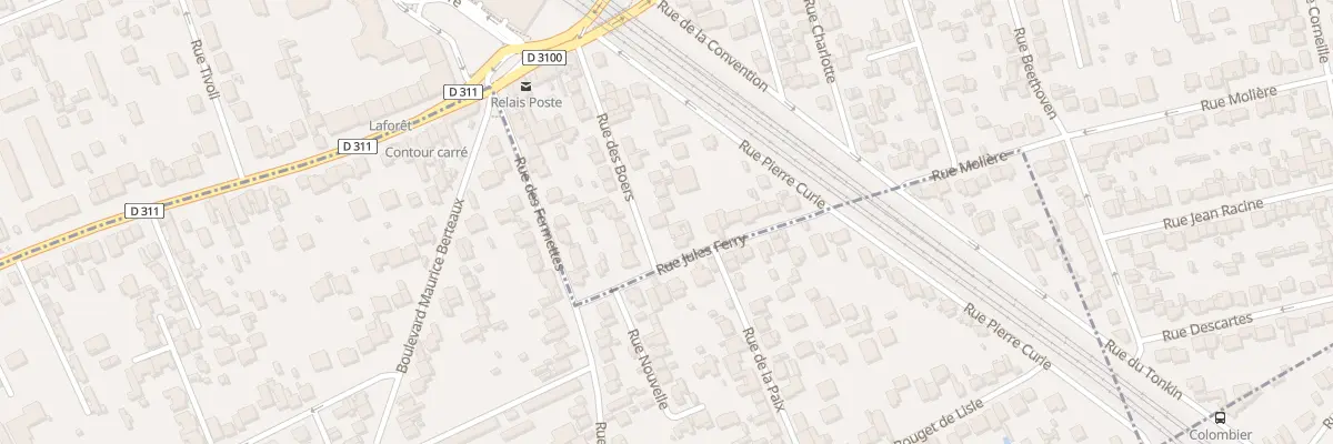 Plan du 15 Rue des Boers à Houilles