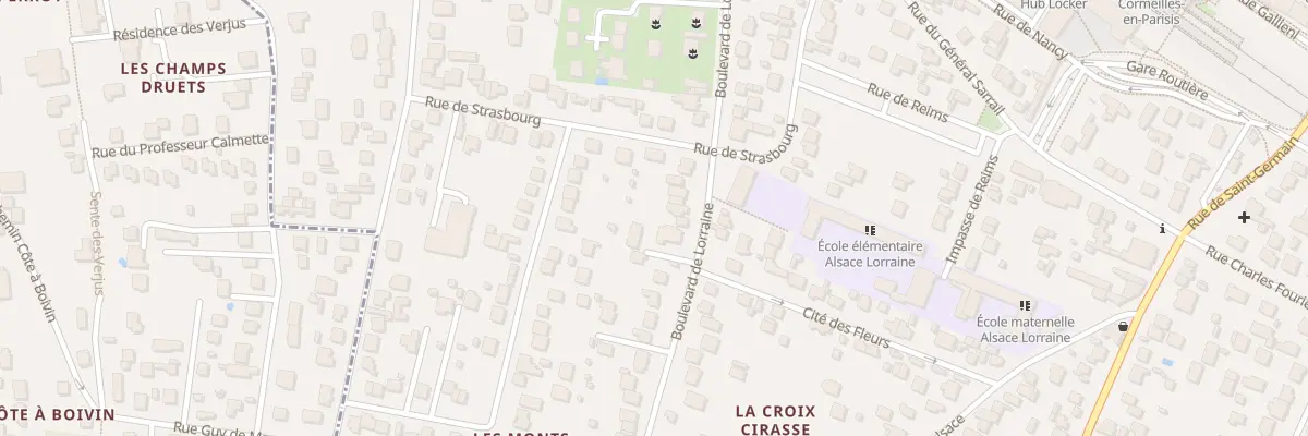 Plan du 84 Bd de Lorraine à Cormeilles-en-Parisis