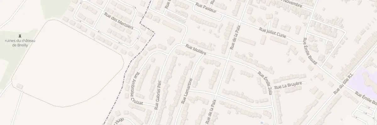Plan du 1 Rue Lamartine à Ailly-sur-Somme