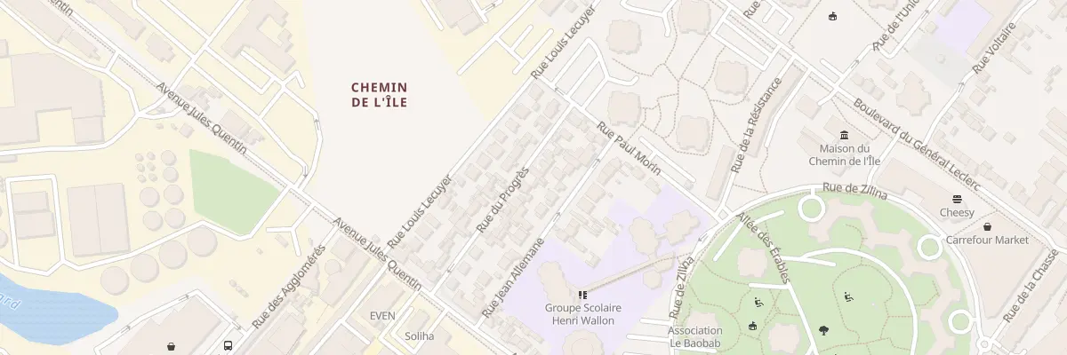 Plan du 26 Rue du Progrès à Nanterre