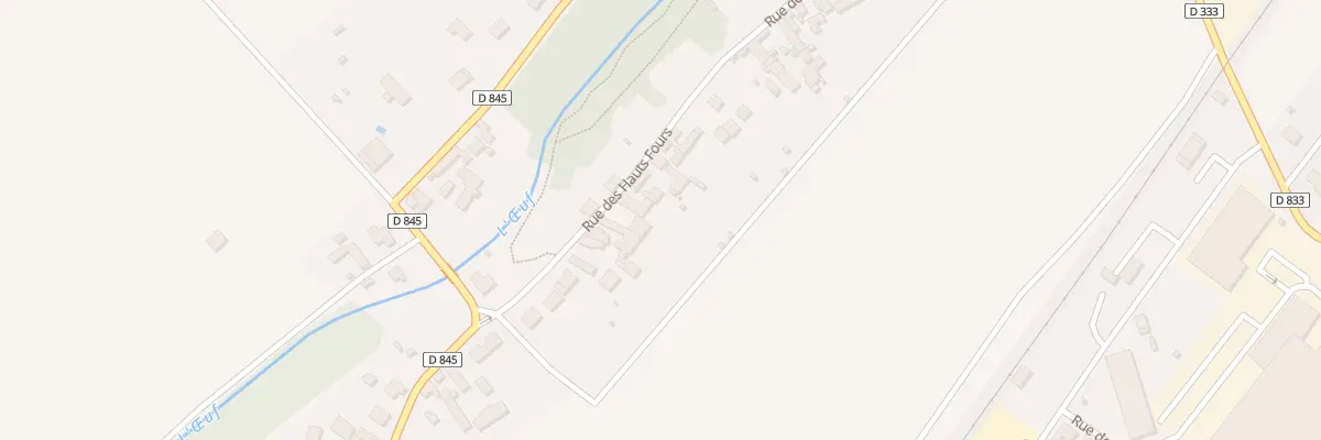 Plan du 55 Rue des Hauts Fours à Escrennes