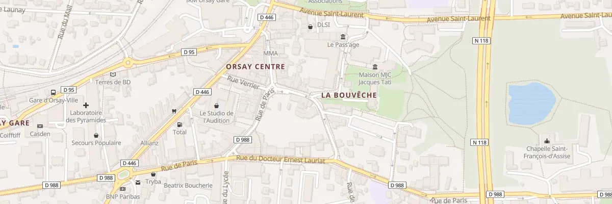Plan du 32 Rue de Paris à Orsay