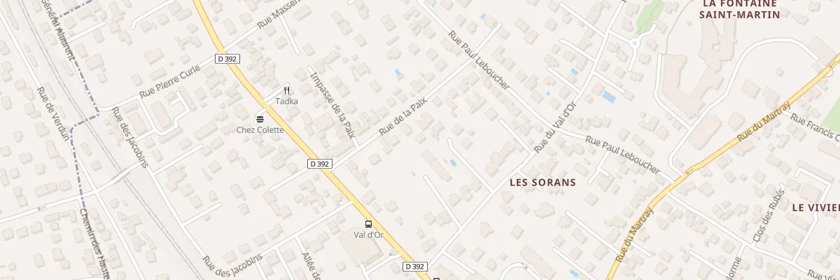 Plan du 12 Rue de la Paix à Cormeilles-en-Parisis