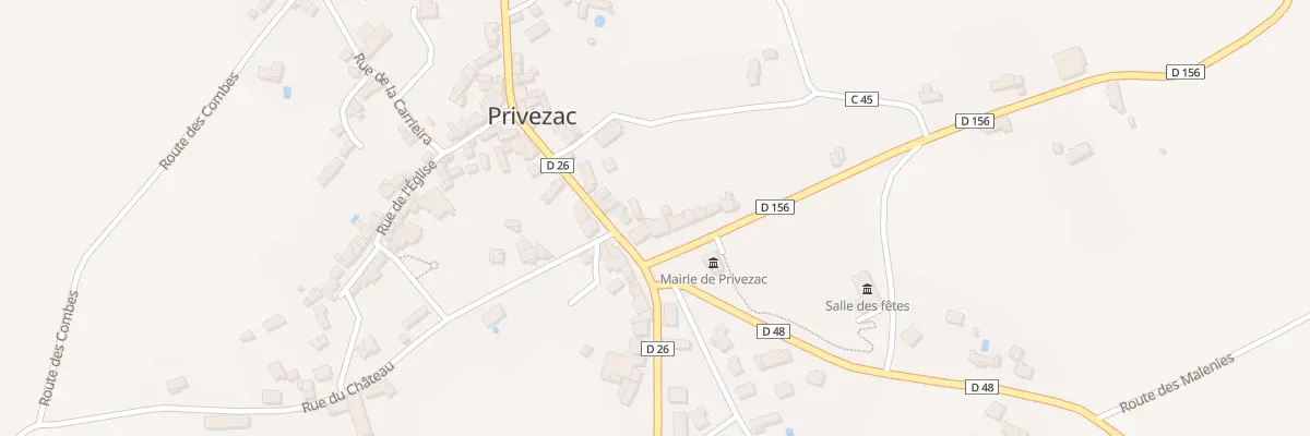Plan du 5079 Privezac à Privezac