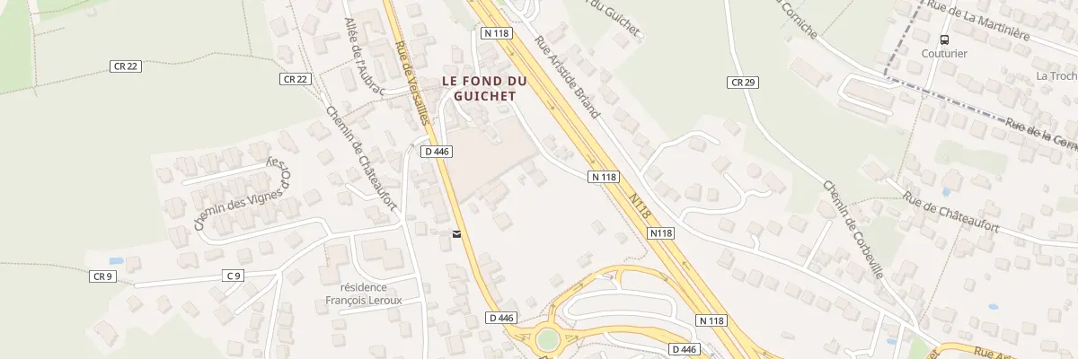 Plan du 14 Rue Aristide Briand à Orsay