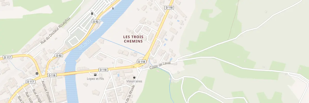 Plan du 9016 Av Francois Mitterrand à Quillan