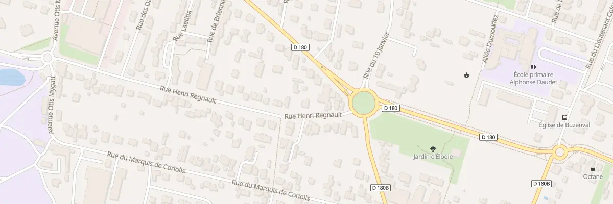 Plan du 12 Rue Henri Regnault à Rueil-Malmaison
