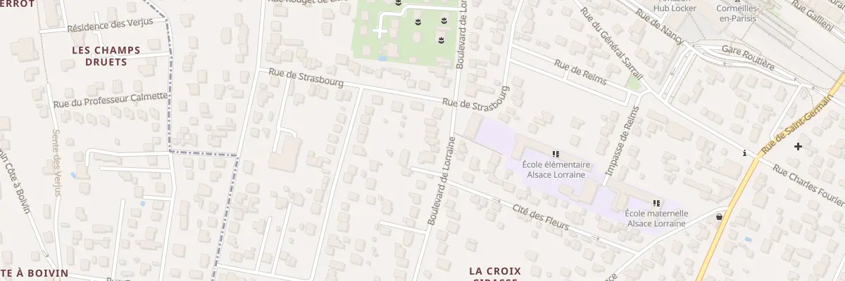 Plan du 82 Bd de Lorraine à Cormeilles-en-Parisis