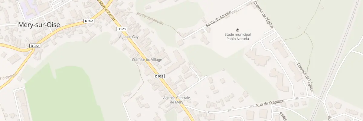 Plan du 47T Av Marcel Perrin à Méry-sur-Oise