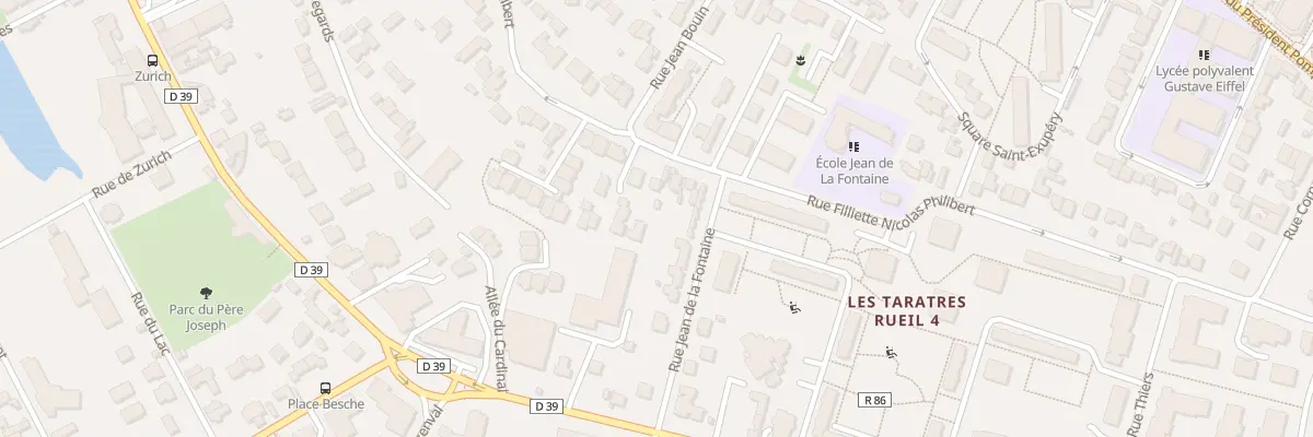Plan du 140 Rue Ftte N Philibert à Rueil-Malmaison