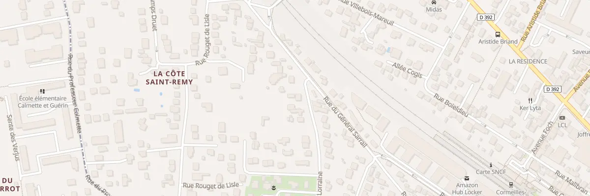 Plan du 24 Bd de Lorraine à Cormeilles-en-Parisis
