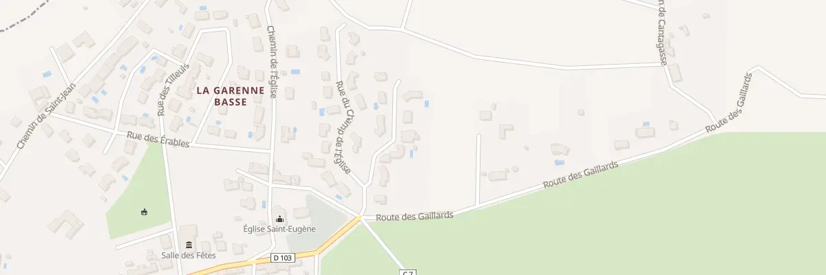 Plan du 4 Rue du bosquet à Rosières
