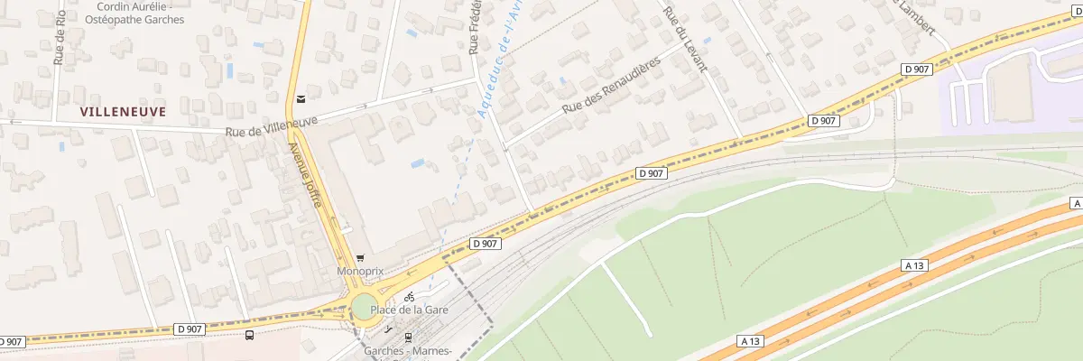 Plan du 136 Bd du Gen de Gaulle à Garches