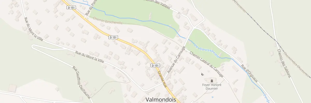 Plan du 54 Gr Grande Rue à Valmondois