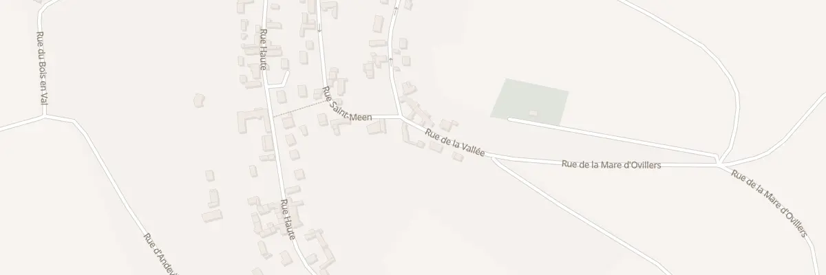 Plan du 1 Rue de la Vallée à Mortefontaine-en-Thelle