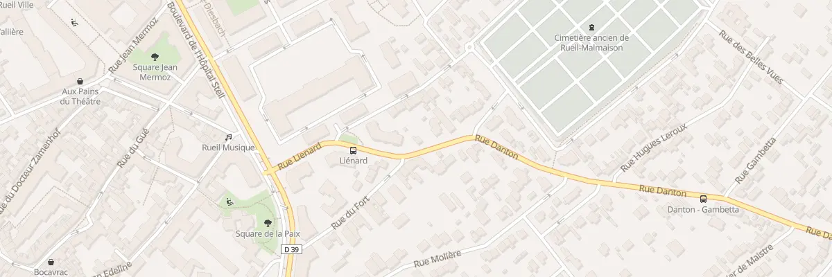 Plan du 5 Rue Danton à Rueil-Malmaison
