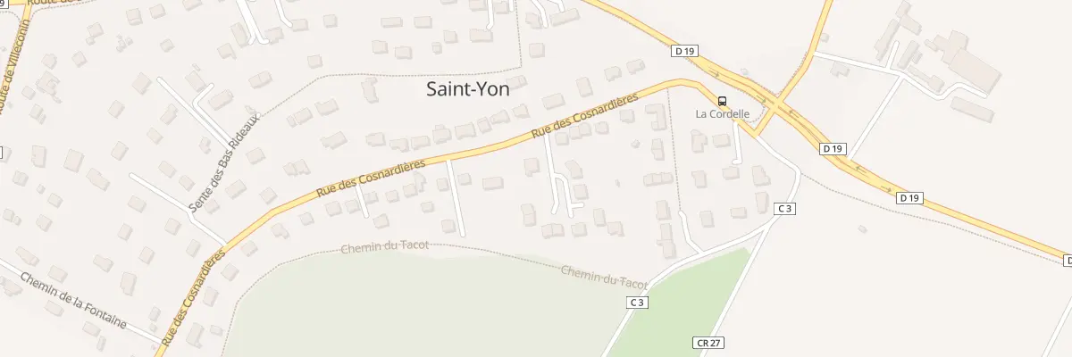 Plan du 60 Rue des Cosnardières à Saint-Yon