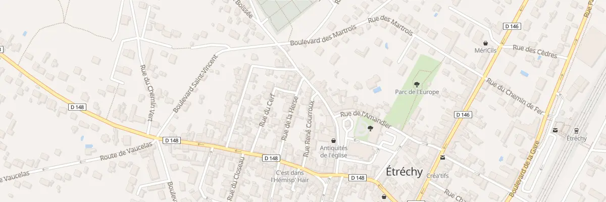 Plan du 9 Rue Rene Courroux à Étréchy
